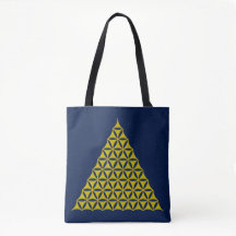 Flower Of Life / Blume des Lebens - Pyramid gold