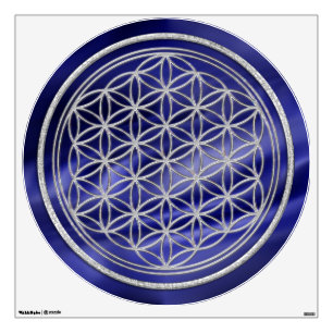 Flower Of Life / Blume des Lebens - shiny crystal Wall Decal