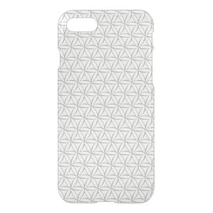 Flower Of Life / Blume des Lebens - silver pattern iPhone SE/8/7 Case