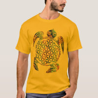 Flower of Life / Blume des Lebens - turtle colored