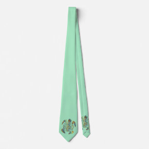 Flower of Life / Blume des Lebens - turtle colored Tie