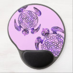 Flower of Life / Blume des Lebens - turtle purple Gel Mouse Pad<br><div class="desc">Spiritual Symbol Design by EDDA Fröhlich / EDDArt | The Flower of Life (Blume des Lebens) is the original language of the universe; shapes, geometry, numbers and proportions. Spread the message of spirit! | For other colors, designs & products feel free to contact me: contact@eddart.de</div>