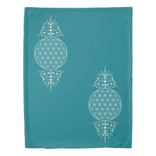 Flower of Life / Blume des Lebens - vintage I Duvet Cover