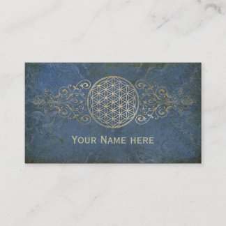 Flower of Life / Blume des Lebens - vintage IX Business Card