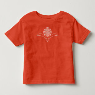 Flower of Life / Blume des Lebens - white leafs Toddler T-shirt