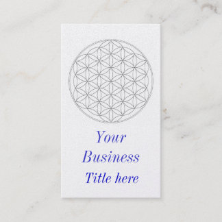 flower of life business card