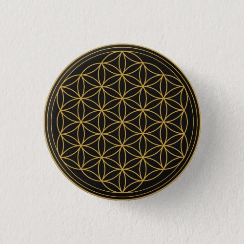 Flower Of Life Button