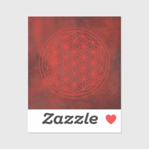 flower of life, chakra,zen,sacred geometric, sticker