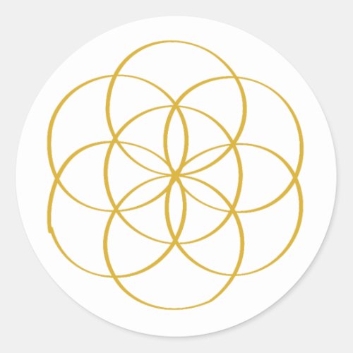 Flower of Life _ Classic Round Sticker