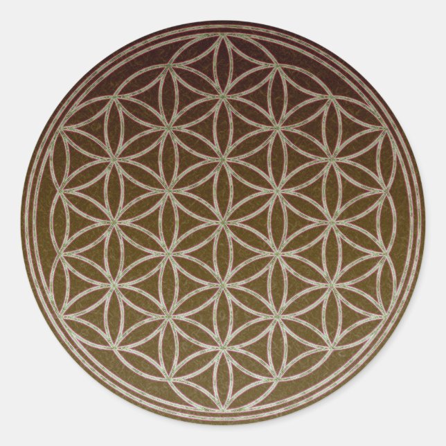 Flower of Life Classic Round Sticker (Front)