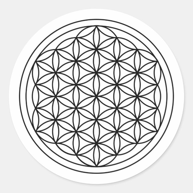 Flower of Life - Classic Round Sticker (Front)