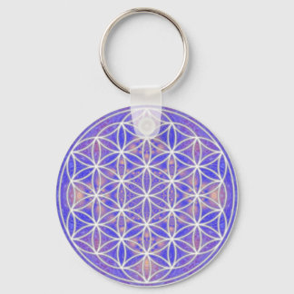 Flower of Life (Color 3) Keychain