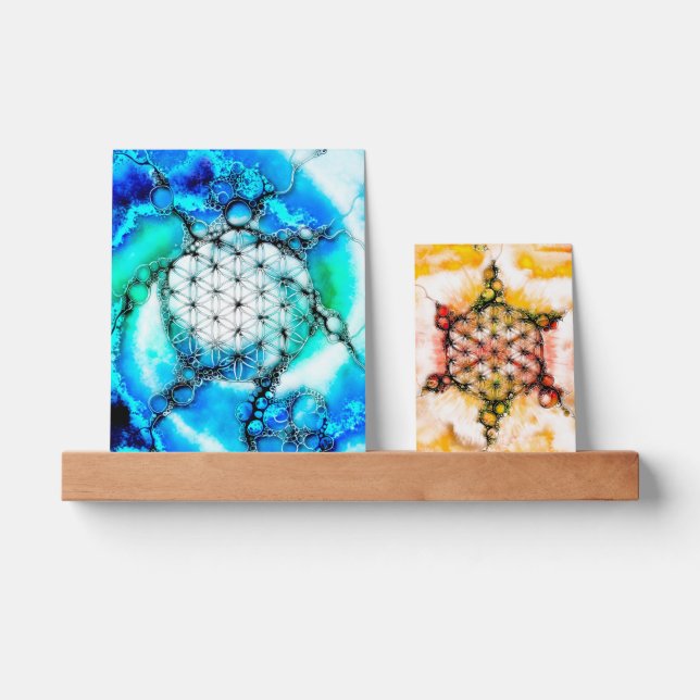 Flower Of Life - Colorfully Ways 2 + 4 Picture Ledge (Front)