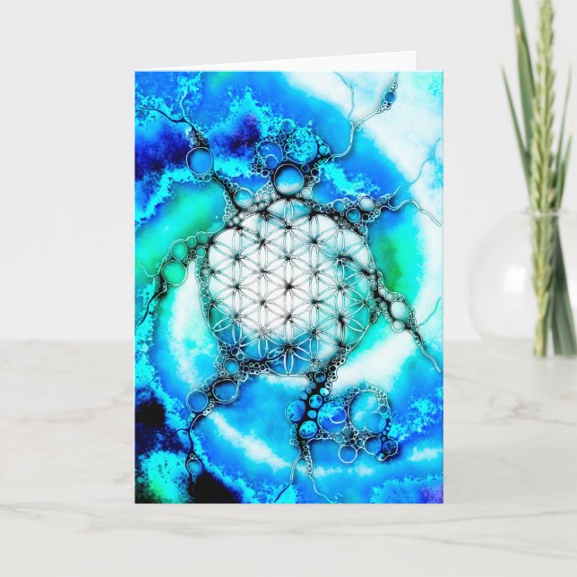Flower Of Life - Colorfully Ways 2 Card (Front)