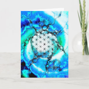 Flower Of Life - Colorfully Ways 2 Card