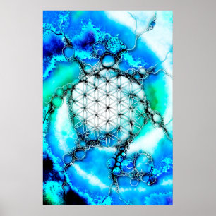 Flower Of Life - Colorfully Ways 2 Poster