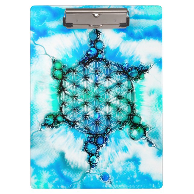 Flower Of Life - Colorfully Ways 3 Clipboard (Front)
