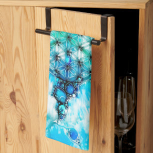 Flower Of Life - Colorfully Ways 3 Kitchen Towel