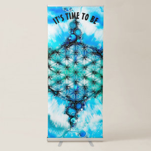 Flower Of Life - Colorfully Ways 3 Retractable Banner