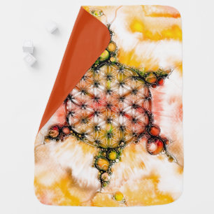Flower Of Life - Colorfully Ways 4 Baby Blanket