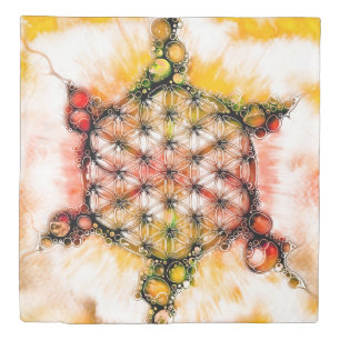 Flower Of Life - Colorfully Ways 4 Duvet Cover