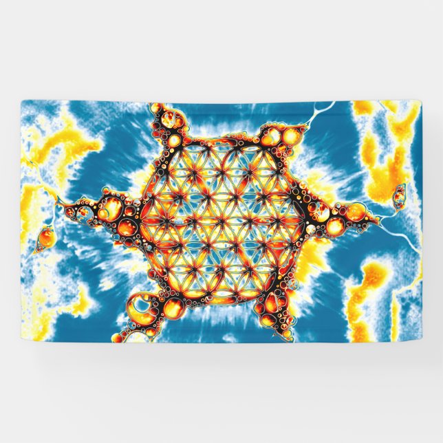 Flower Of Life - Colorfully Ways 5 Banner (Horizontal)