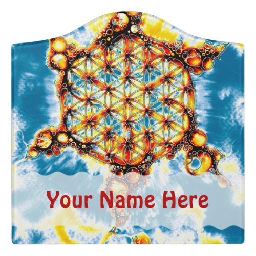 Flower Of Life _ Colorfully Ways 5 Door Sign