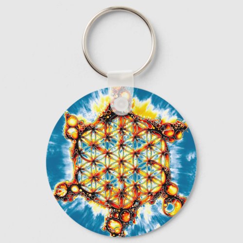 Flower Of Life _ Colorfully Ways 5 Keychain