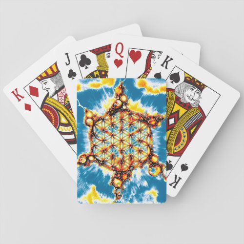 Flower Of Life _ Colorfully Ways 5 Playing Cards