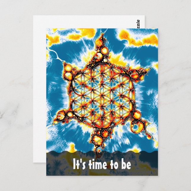 Flower Of Life - Colorfully Ways 5 Postcard (Front/Back)
