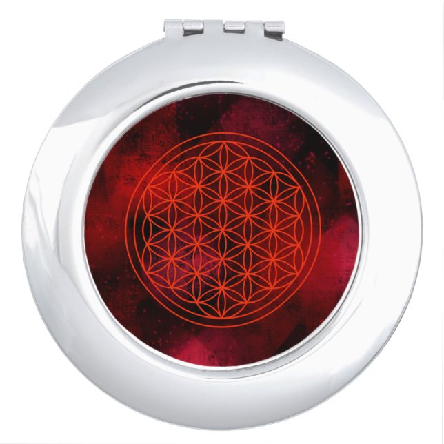 flower of life compact mirror (Front)