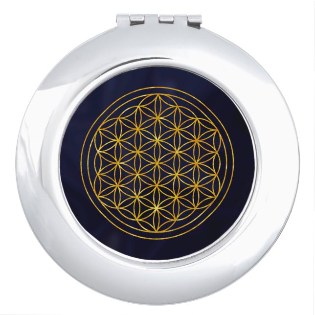 flower of life compact mirror (Front)