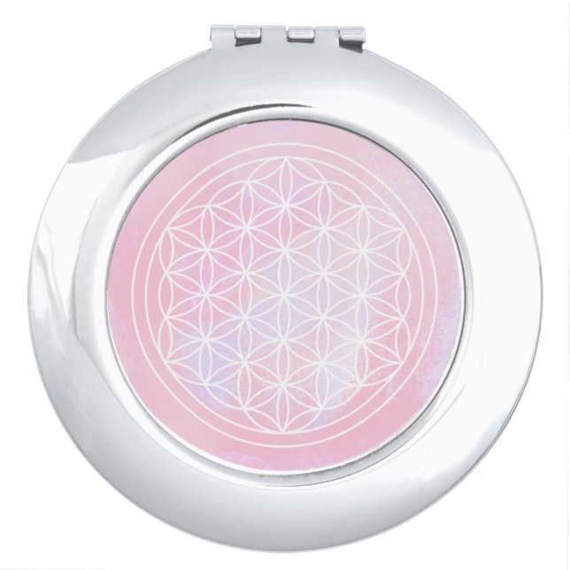 flower of life compact mirror (Front)