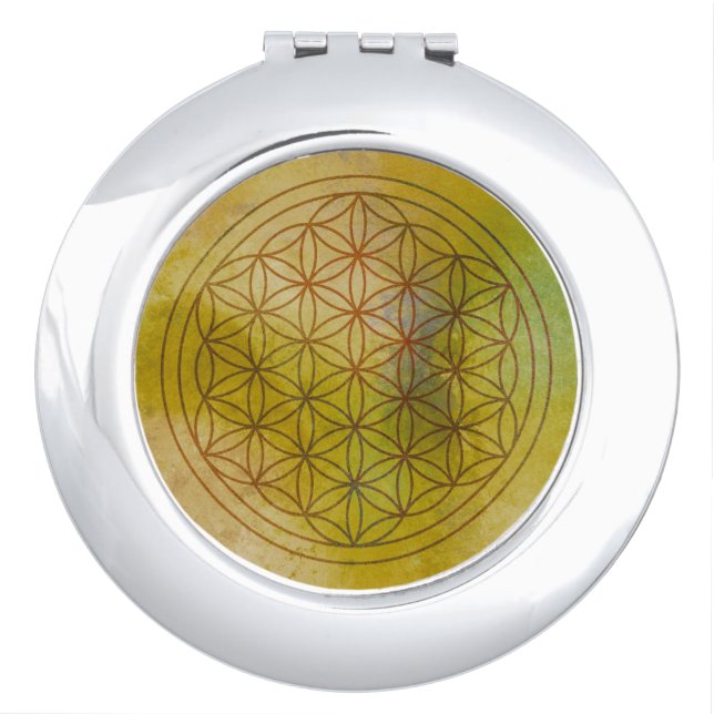 flower of life compact mirror (Front)