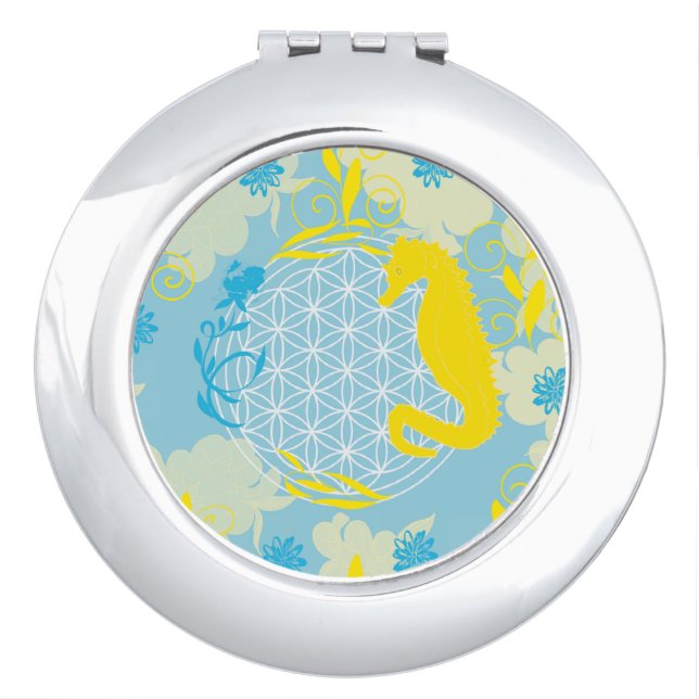 flower of life compact mirror (Front)