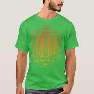 Flower of Life Dimensions Gradient T-Shirt