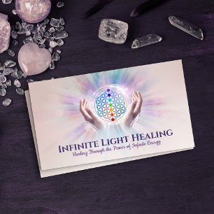Flower of life - Energy Healing - Reiki Business Card
