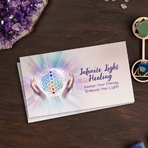 Flower of life - Energy Healing - Reiki Business Card