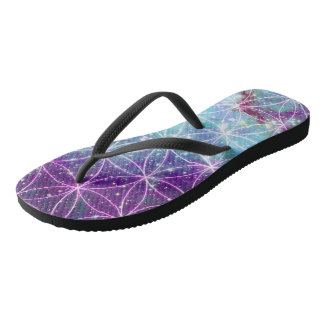 Flower of Life Flip Flops