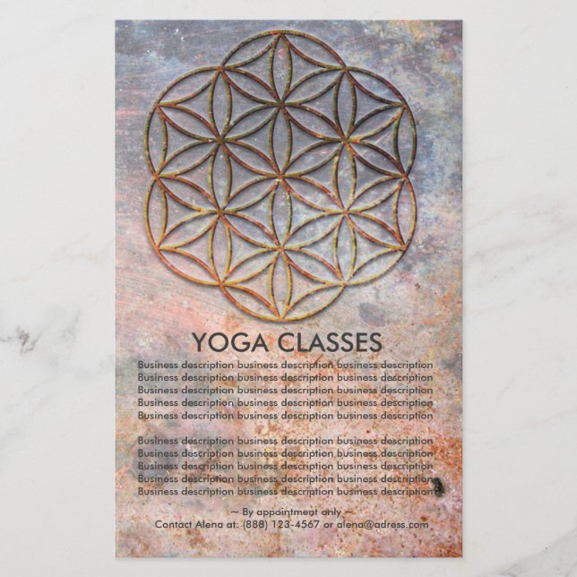 Flower of Life Flyer (Front)