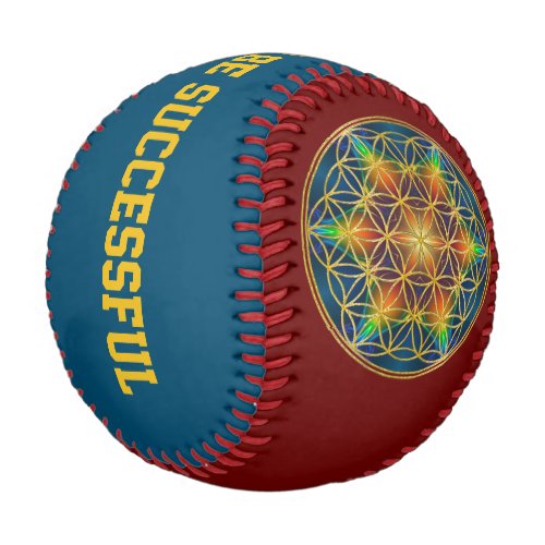 FLOWER OF LIFE _ Fractal Blossom 1 Baseball