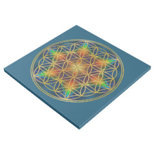 FLOWER OF LIFE - Fractal Blossom 1 Gallery Wrap