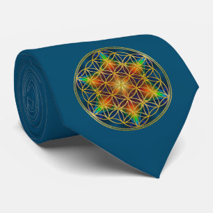 FLOWER OF LIFE - Fractal Blossom 1 Neck Tie