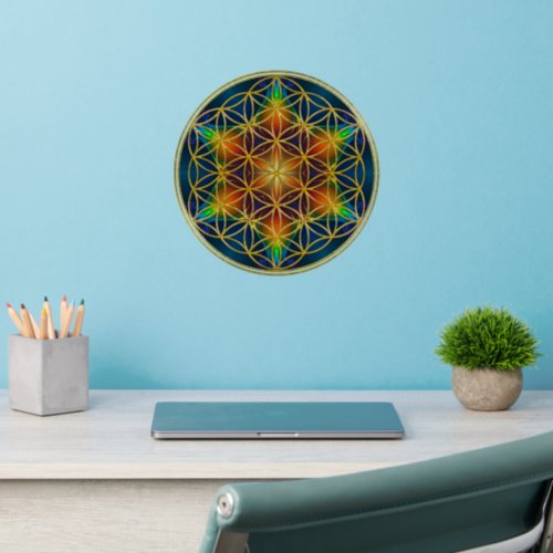 FLOWER OF LIFE _ Fractal Blossom 1 Wall Decal