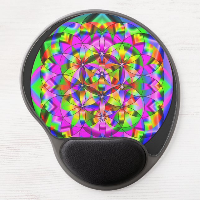 Flower of Life~ Gel Mouse Pad (Front)