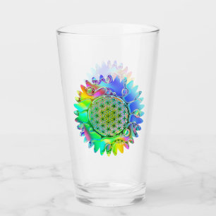 Flower Of Life - Geometric Blossom 5 Glass