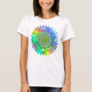 Flower Of Life - Geometric Blossom 5 T-Shirt
