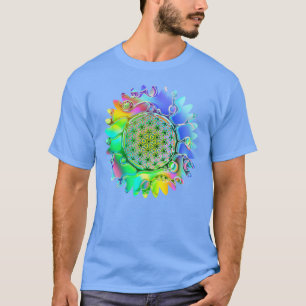 Flower Of Life - Geometric Blossom 5 T-Shirt