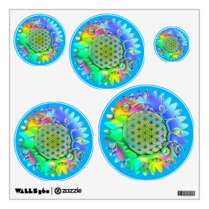 Flower Of Life - Geometric Blossom 5 Wall Decal