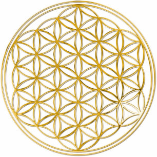 FLOWER OF LIFE - gold Cutout